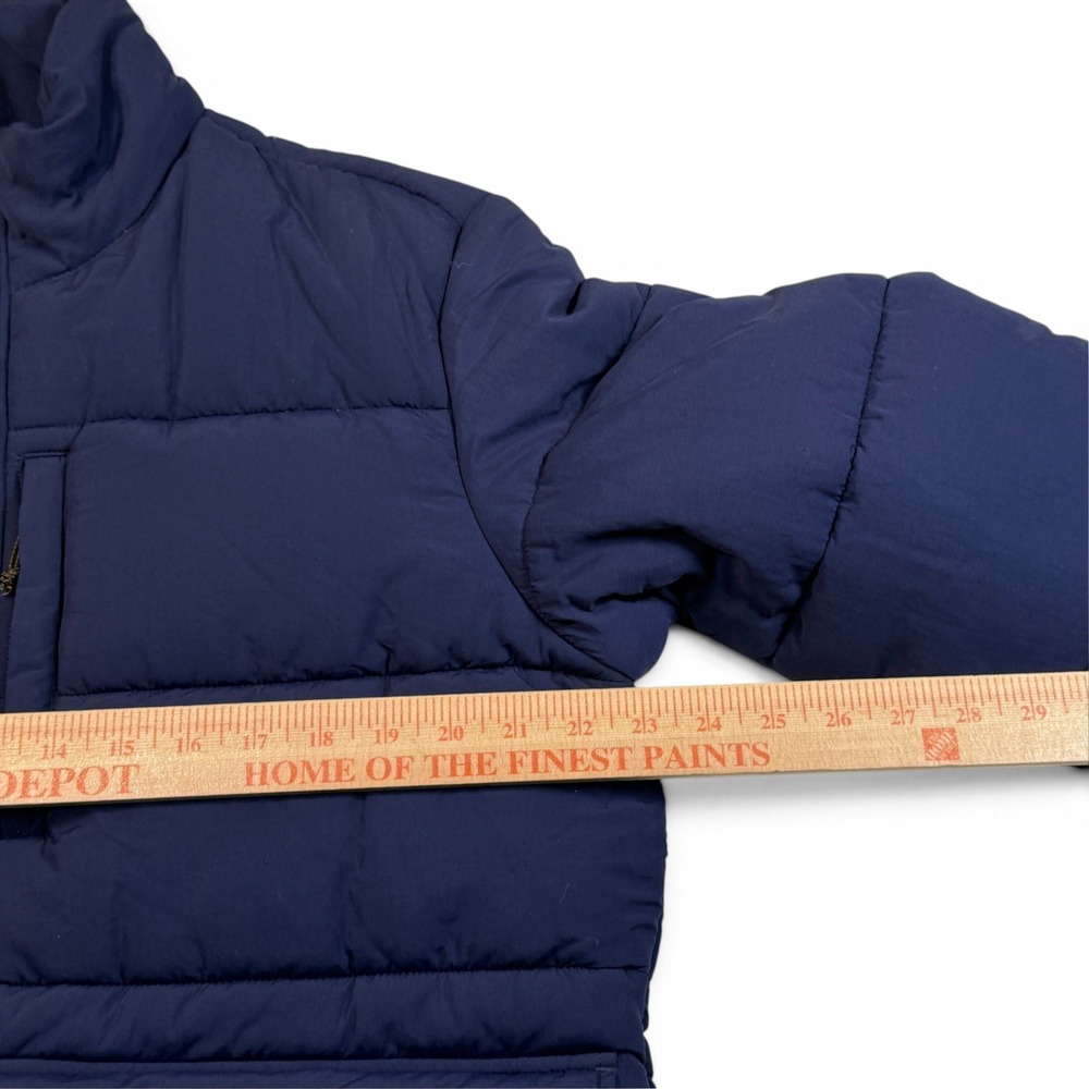 J Crew Nordic Puffer Jacket Mens Medium Navy Blue Primaloft Insulated AZ580 - Picture 6 of 14